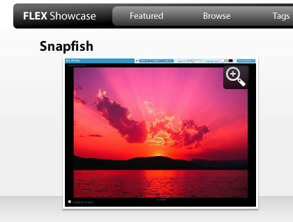 Flex Showcase Screenshot