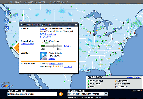 Big FlightStats map.